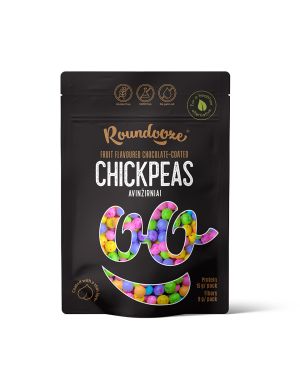 Fruit Flavored Chocolate-Coated Chickpeas